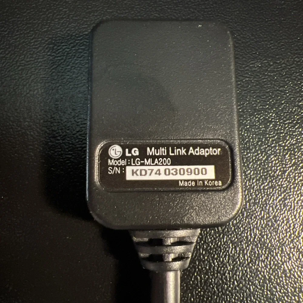Original LG MLA-200 MLA200 Multi Link Headset Adapter for VX8500 Chocolate Korea